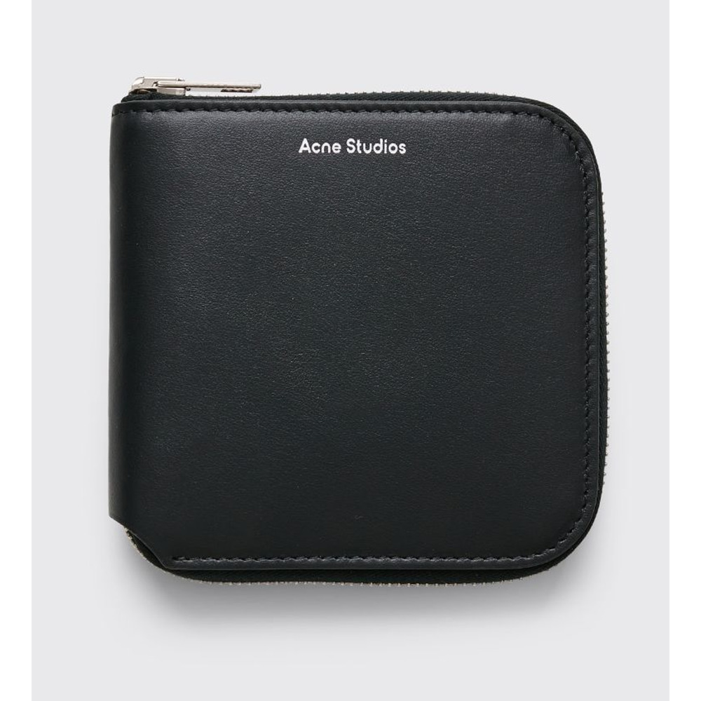 ACNE STUDIOS ZIPPERED WALLET BLACK